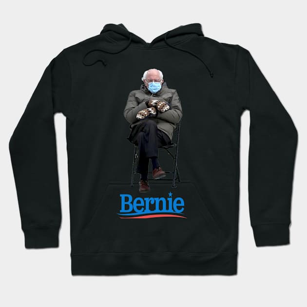 Bernie Sanders, Cozy Style Hoodie by IronLung Designs